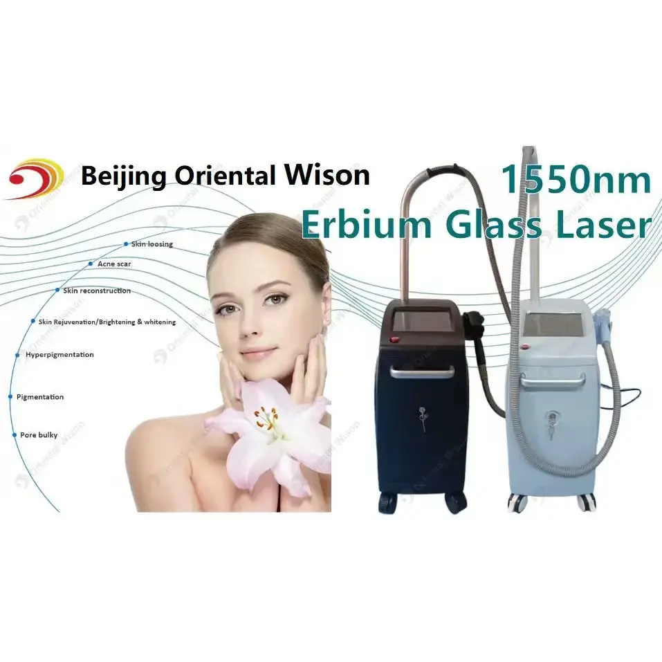 1550nm Erbium Glass Laser Skin Resurfacing Enhed