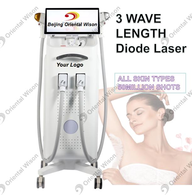 Beijing Oriental Wison 2000W Android 755 808 1064nm Diode Laser TEC Cooling Best Hårfjerningslaser