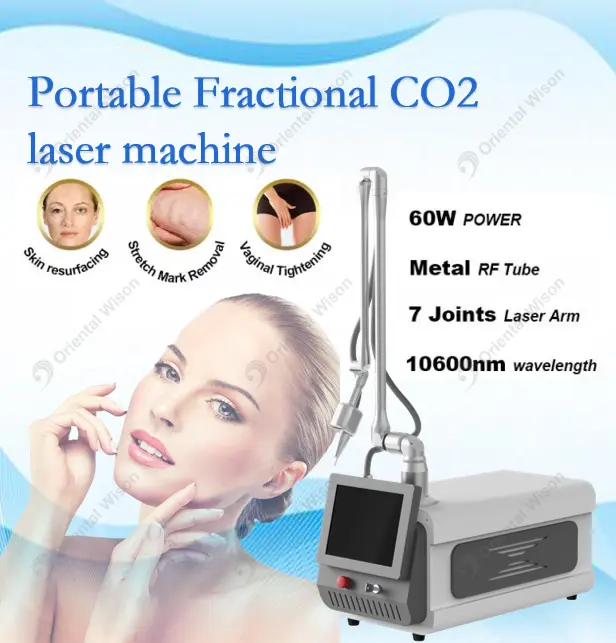 Bærbar fraktioneret CO2 -lasermaskine