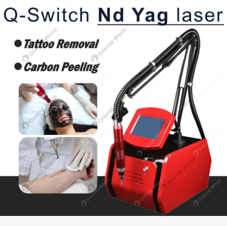Bærbar Q Switch ND YAG Laser Skin Beauty Machine